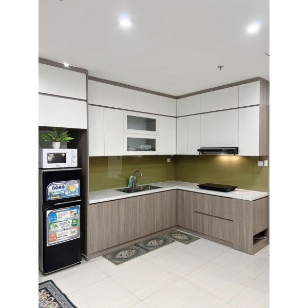 TỦ BẾP GỖ MDF LÕI XANH